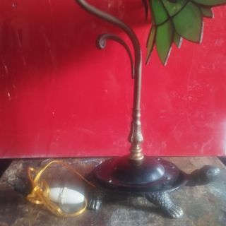 Lampada Tartaruga Vetro e Metallo