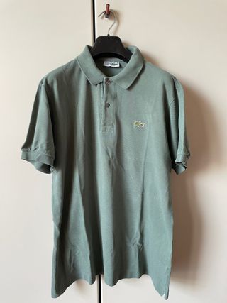 Polo Vintage Chemise Lacoste 100% Cotone Piqué L