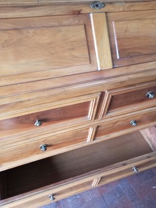 Scrittoio a ribaltina in legno