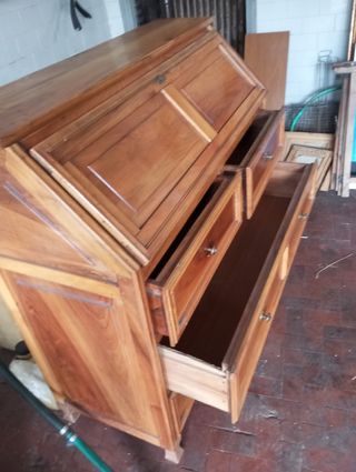 Scrittoio a ribaltina in legno