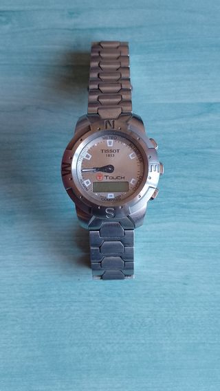 Reloj Tissot Touch Cronógrafo Beige/Plata