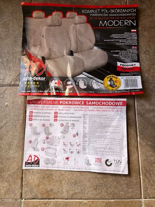 Fundas asientos del Coche en cuero sintético 