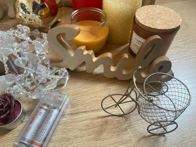 Lote Decoración: Figuras, Velas, Cuadros