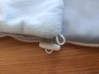 Saco silla bebé celeste con dibujo