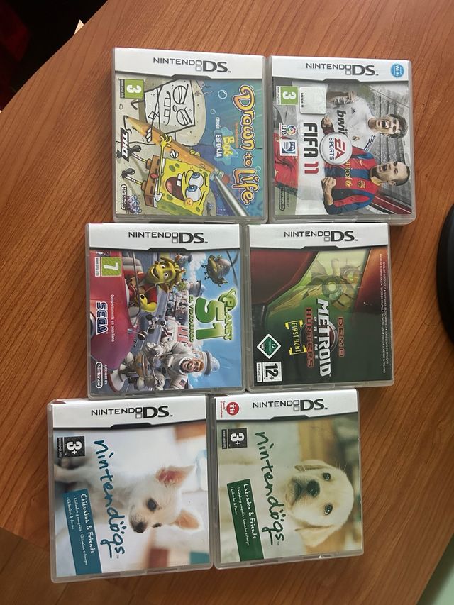 Pack 6 Juegos Nintendo DS