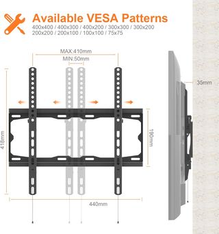 ✨ - GRIFEMA GB1007-4 Soporte TV Pared para Pantall