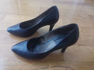 Zapatos de tacón negros mujer