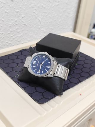 Reloj BINBOND Hombre Azul y Plateado