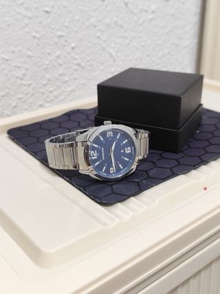 Reloj BINBOND Hombre Azul y Plateado