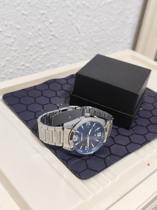 Reloj BINBOND Hombre Azul y Plateado