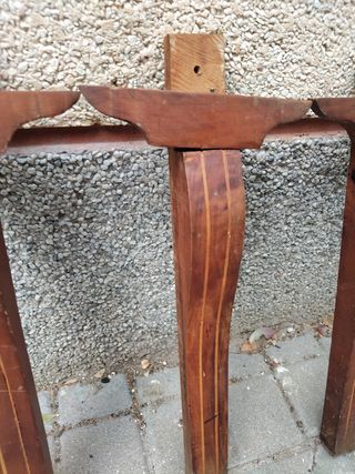 Patas mesa cómoda madera maciza Caoba vintage 