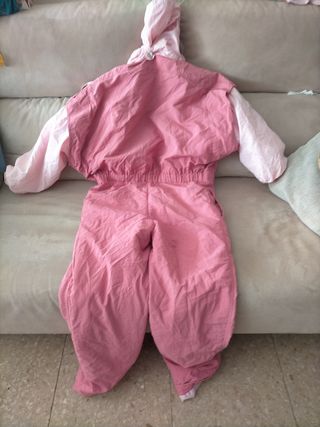 Mono de esquí rosa talla 42