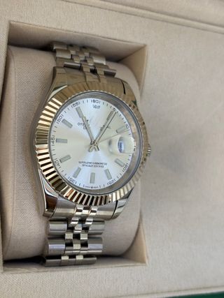 Reloj hombre plateado 