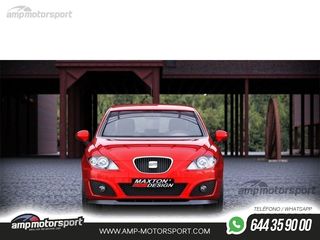 SPOILER DELANTERO DESCATALOGADO SEAT LEON 1P NEGRO BRILLO
