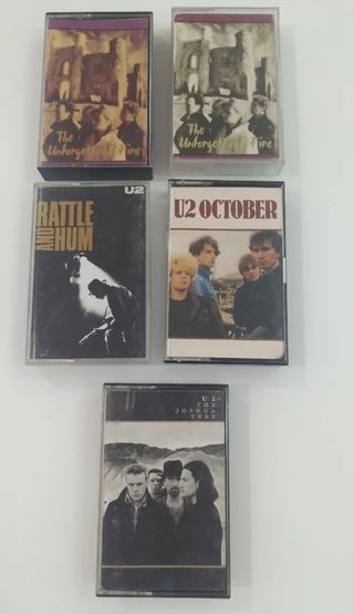 5 U2 BONO Cintas Cassettes ELIGE