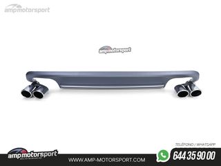 DIFUSOR TRASERO IMPRIMADO CON COLAS DOBLES PARA AUDI A5 8T 2007-2011