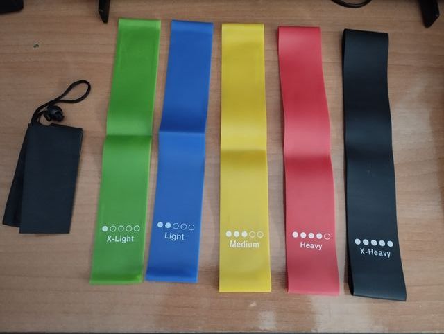 Set di 5 bande di resistenza Yoga X-H a X-L