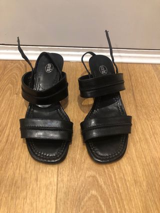 Sandalias de piel