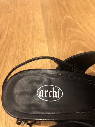 Sandalias de piel