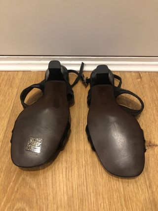 Sandalias de piel