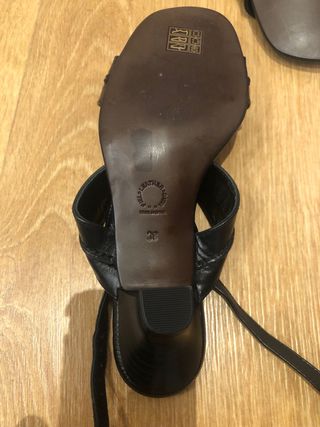 Sandalias de piel