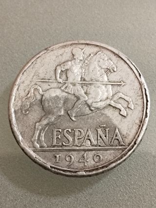 10 céntimos España 1940 error