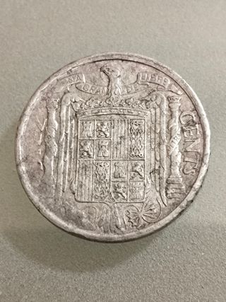 10 céntimos España 1940 error