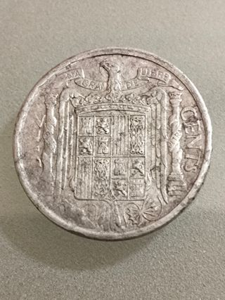 10 céntimos España 1940 error