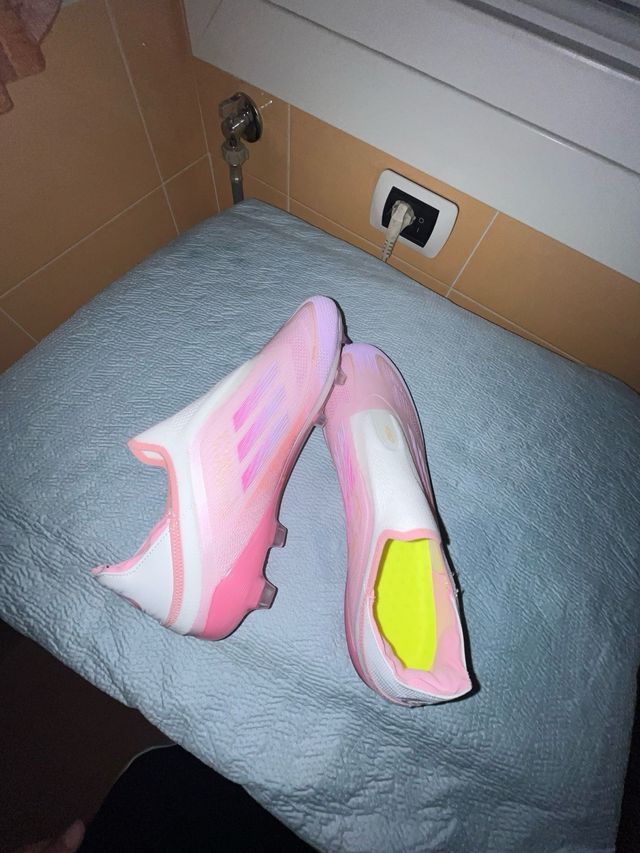 Scarpe calcio Adidas F50 Rosa/Bianche