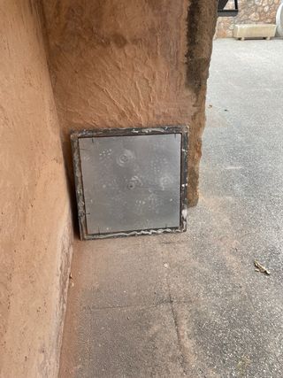 Puerta metálica hierro 1m x 1m