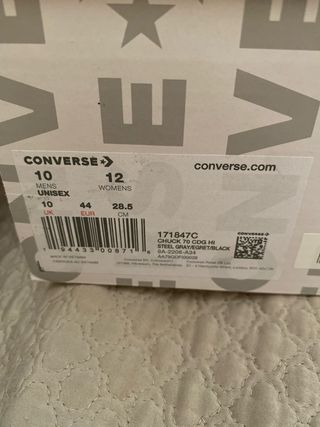 Converse Play Comme des Garçons Corazón Talla
