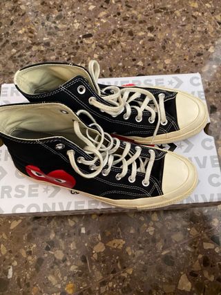 Converse Play Comme des Garçons Corazón Talla