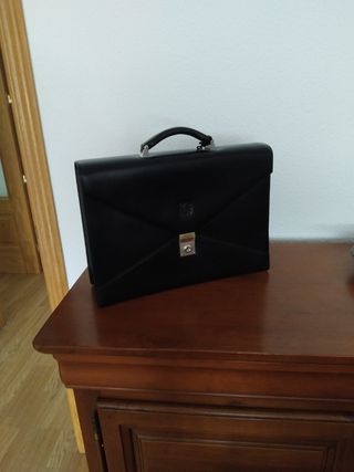 Maletín Loewe Negro Piel