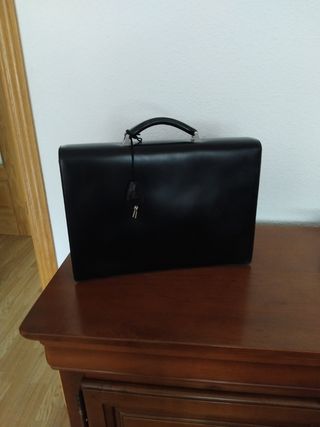 Maletín Loewe Negro Piel