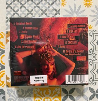 TAYLOR SWIFT THE LIFE OF A SHOWGIRL CD BOX SET #1