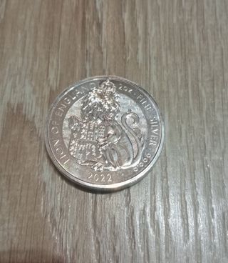 Moneda Plata 2oz León de Inglaterra 2022