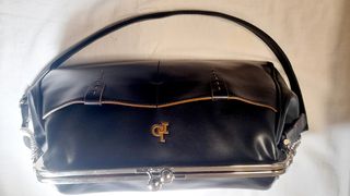 Borsa Roccobarocco Nera Dettagli Oro