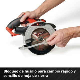 Sierra circular inalámbrica Einhell TE-CS 18/165-1