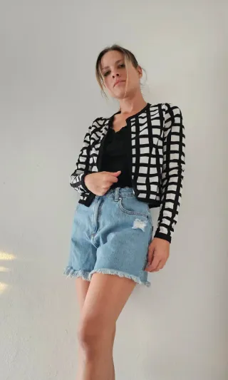 Giacca leggera a quadri