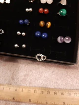 Plata 925 Pendientes y Anillos