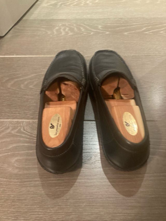 Zapatos Lottusse mocasín piel negra hombre EU 39.5