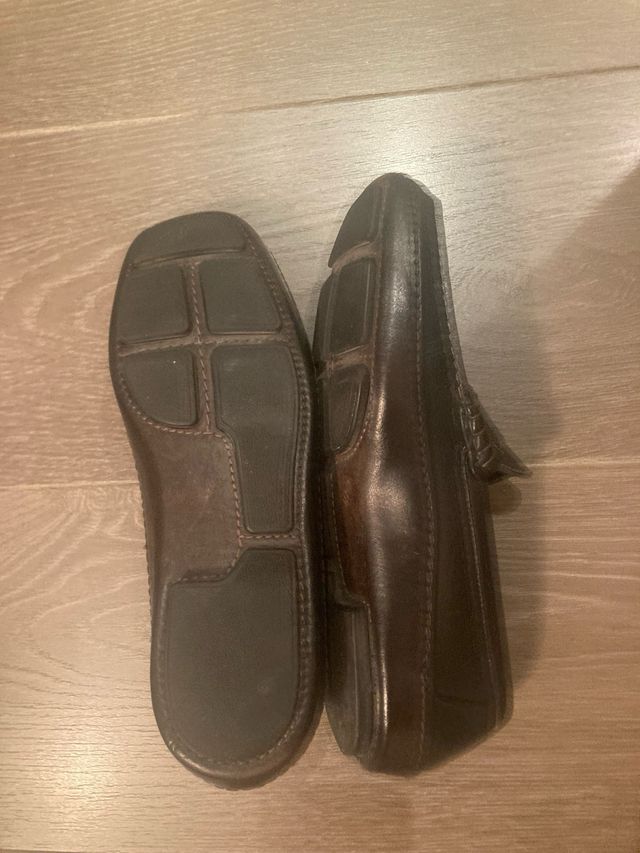 Zapatos Lottusse mocasín piel negra hombre EU 39.5