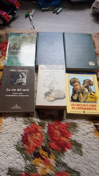 Colección de libros variados: novela clásica, ensa