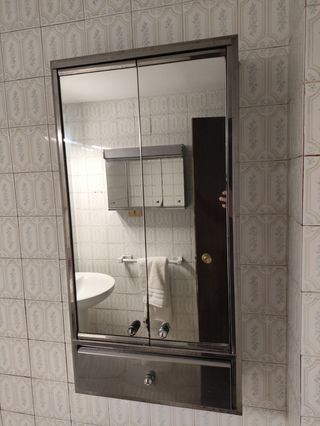 Mueble espejo Baño Vintage Metal 