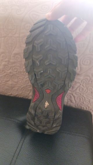Botas de montaña Quechua mujer marrones y rosas