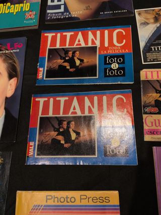 Lote Leonardo DiCaprio: Libros y Fotos
