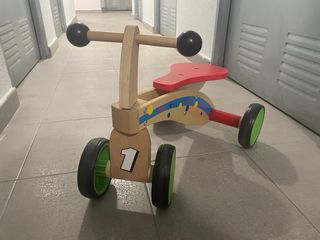 Triciclo madera bebé