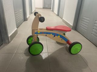 Triciclo madera bebé