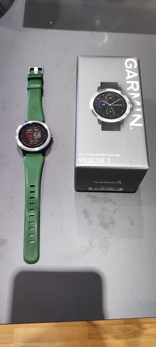 Reloj Garmin Vivoactive 3 Verde/Plata