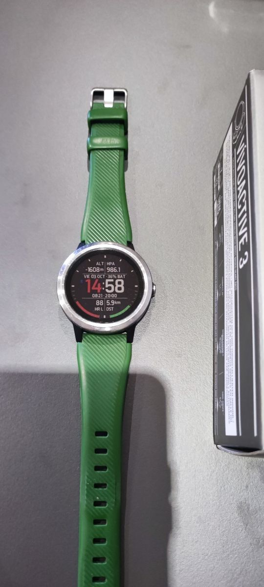 Reloj Garmin Vivoactive 3 Verde/Plata